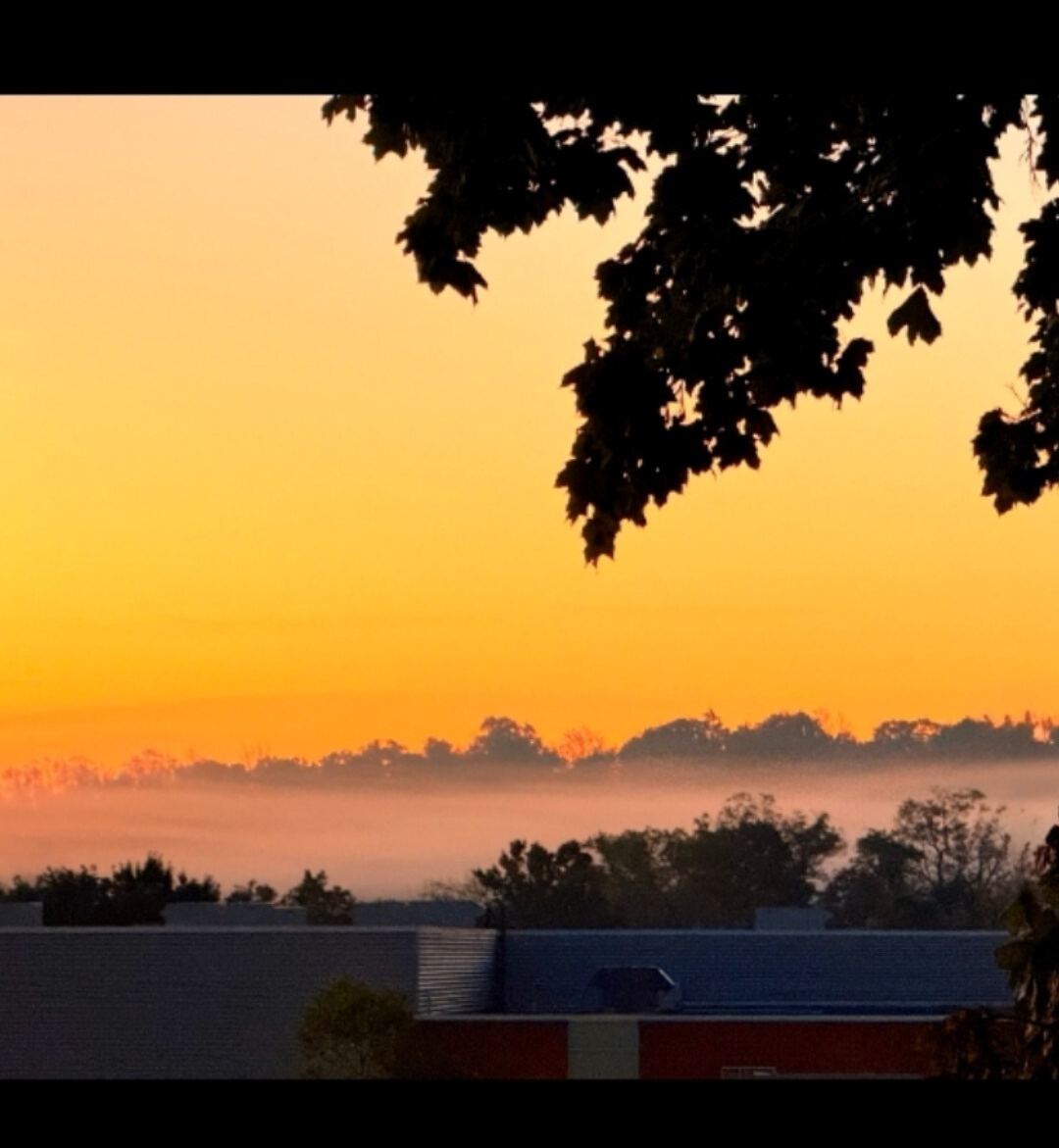 Sunset view over the hills near Gettysburg